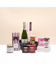 Geschenkmand 'Lekker met z'n tweetjes'